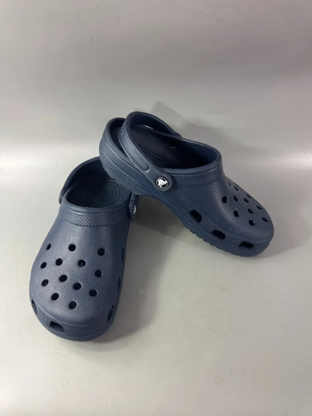 Crocs Classic Clog Navy Blue, Size Junior 5